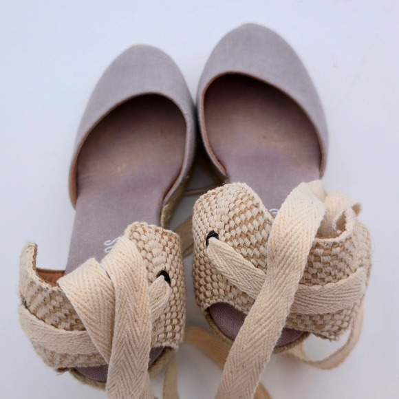 Soludos Espadrille Wedge Ankle Tie Up Sandals Shoes Women's - Picture 9 of 11